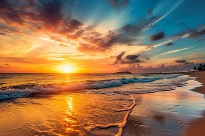 Breathtaking sunset at Longboat Key